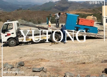5吨矿用蓄电池电机车在南美现场